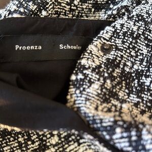Proenza Schouler Black and White Tweed dress